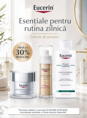 Promotie cu pana la 30% reducere la Eucerin