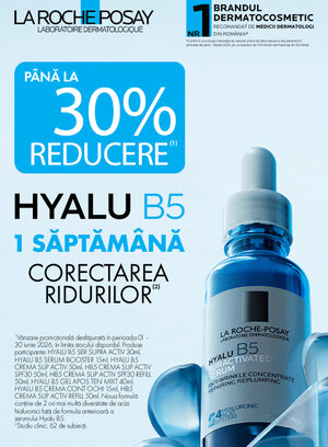 Promotie cu pana la 30% reducere la La Roche Posay