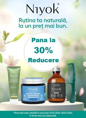Promotie cu pana la 30% reducere la Niyok