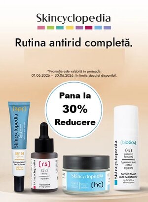 Promotie cu pana la 30% reducere la Skincyclopedia
