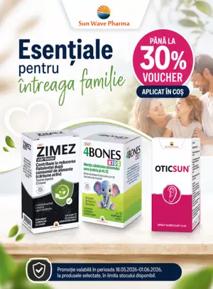 Promotie cu pana la 30% voucher aplicat in cos la Sun Wave Pharma - Ziua Copilului