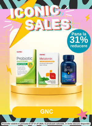 Promotie cu pana la 31% reducere la GNC - Iconic Sales