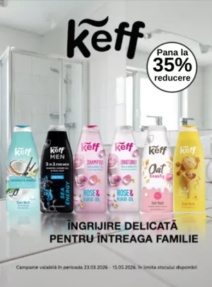 Promotie cu pana la 35% reducere la Keff