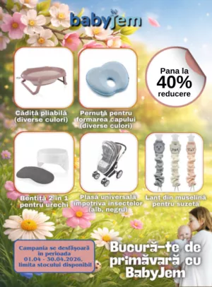 Promotie cu pana la 40% reducere la Baby Jem