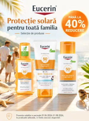 Promotie cu pana la 40% reducere la Eucerin Sun