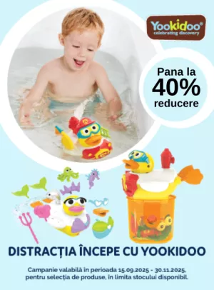 Promotie cu pana la 40% reducere la Yookidoo