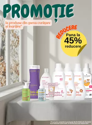 Promotie cu pana la 45% reducere la Attitude - Ziua Copilului