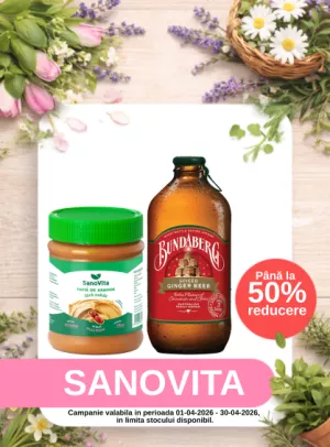 Promotie cu pana la 50% reducere la Sanovita