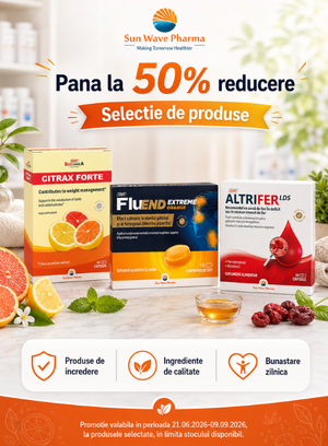 Promotie cu pana la 50% reducere la Sun Wave Pharma