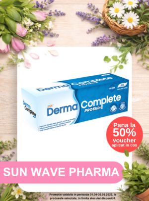 Promotie cu pana la 50% voucher aplicat in cos la Sun Wave Pharma