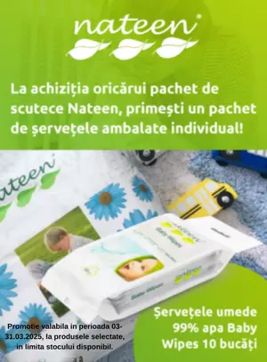 Promotie cu produs bonus la Nateen