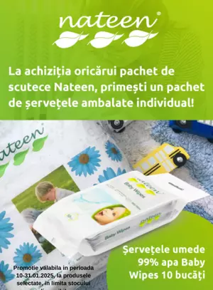 Promotie cu produs bonus la Nateen