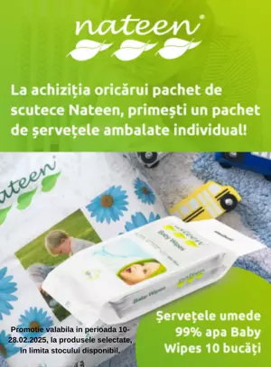 Promotie cu produs bonus la Nateen