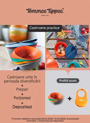 Promotie cu produs bonus la Tommee Tippee
