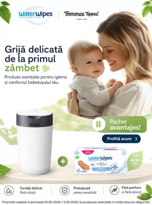 Promotie cu produs bonus la WaterWipes