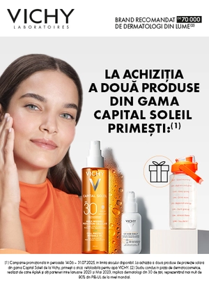 Promotie cu produs Bonus Sticla la Vichy