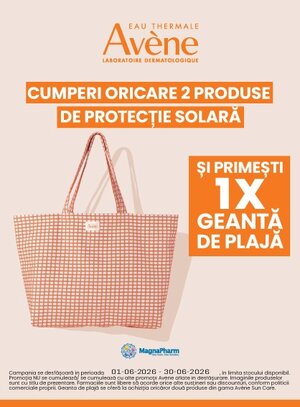 Promotie cu produs promotional Avene