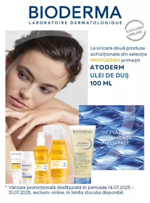 Promotie cu produs promotional Bioderma