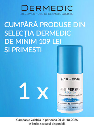 Promotie cu produs promotional Dermedic Roll-on antiperspirant Antipersp R 60 g