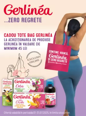 Promotie cu produs promotional Gerlinea