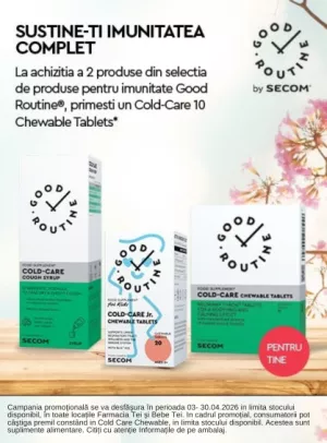 Promotie cu produs promotional Good Routine