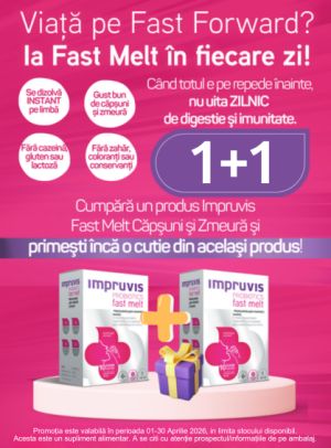 Promotie cu produs promotional Impruvis Fast Melt
