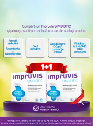 Promotie cu produs promotional Impruvis Simbiotic