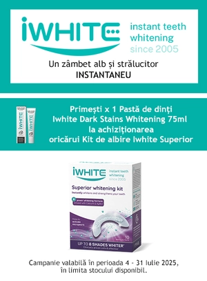 Promotie cu produs promotional IWhite