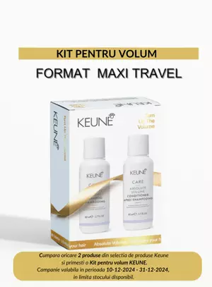 Promotie cu produs promotional Kit pentru volum KEUNE