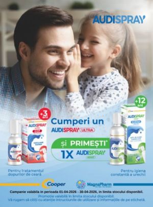 Promotie cu produs promotional la Audispray