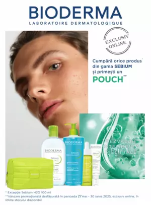 Promotie cu produs promotional la Bioderma Sebium
