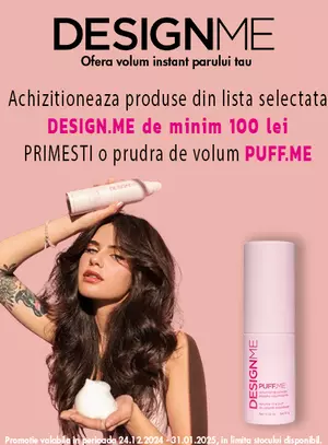 Promotie cu produs promotional la Design Me