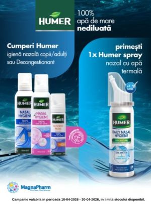 Promotie cu produs promotional la Humer