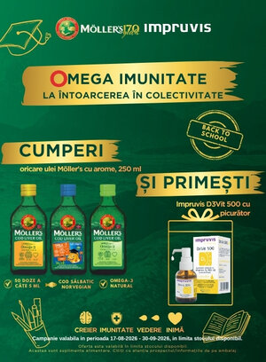 Promotie cu produs promotional la Moller's - Back to Shool