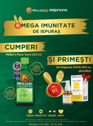 Promotie cu produs promotional la Mollers ulei de peste