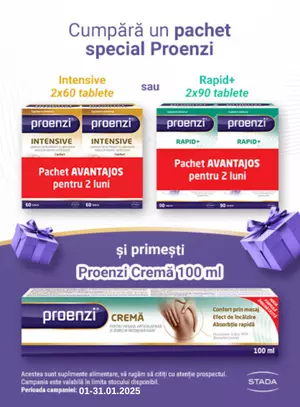 Promotie cu produs promotional la Proenzi