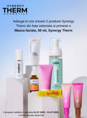 Promotie cu produs promotional la Synergy Therm - Masca faciala 50 ml
