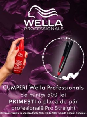 Promotie cu produs promotional la Wella