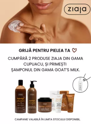 Promotie cu produs promotional la Ziaja