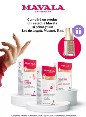 Promotie cu produs promotional Mavala
