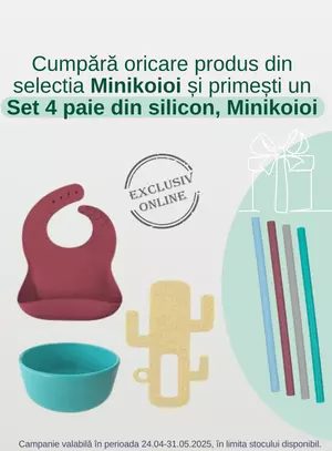 Promotie cu produs promotional Minikoioi