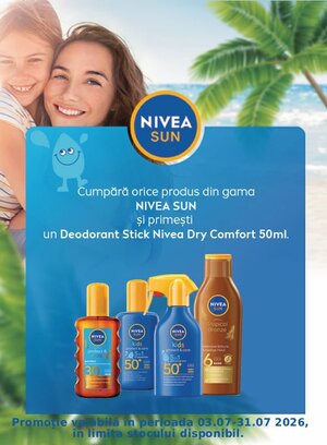 Promotie cu produs promotional Nivea