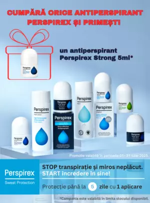 Promotie cu produs promotional Perspirex