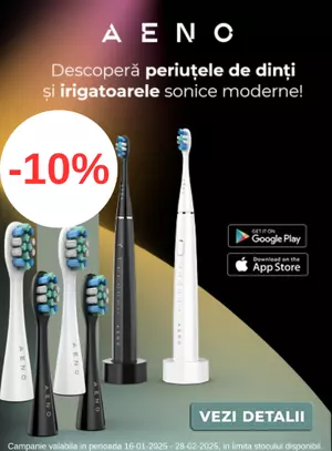 Promotie cu reducere 10% la Aeno