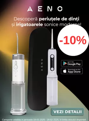 Promotie cu reducere 10% la Aeno