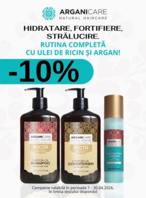 Promotie cu reducere 10% la Arganicare