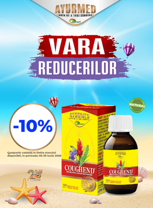Promotie cu reducere 10% la Ayurmed