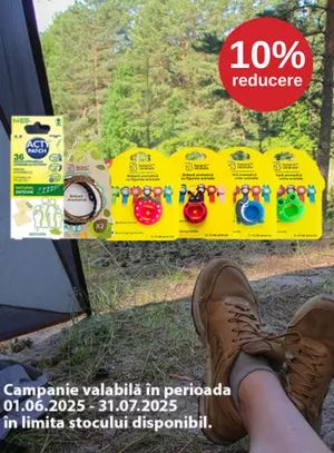 Promotie cu reducere 10% la Bazarul de sanatate si Acty Patch