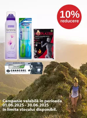 Promotie cu reducere 10% la Beauty Formulas si HotPlaster