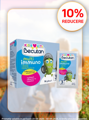 Promotie cu reducere 10% la Becutan